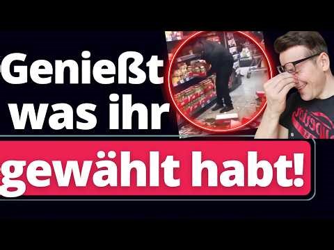 Eilmeldung: Supermarkt Fachkraft für Warenverräumung fleißig bei der "Arbeit"!