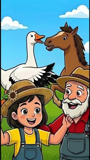 Old MacDonald Had a Farm: The Horse & The Goose 🐴🪿 | Nursery Rhymes | Sunny's Bright World