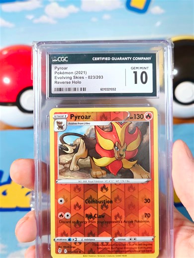 my graded pyroar card collection#video #tiktok #tradingcards #pokemon #pokemoncards #gradedcards #tradingcardgame #tik