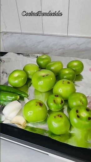 🔥 Receta fácil de Salsa Verde Mexicana.💚