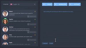Revoicer Demo - AI Based Text-to-Speech App