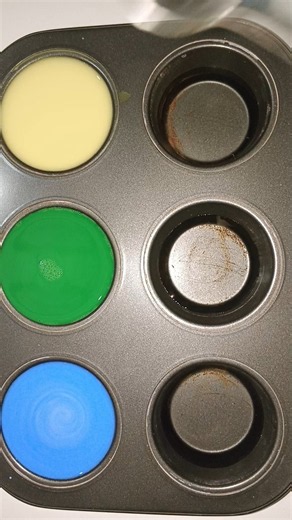 Cream + Green + Blue = What Color? 😍 Satisfying Color Mixing #yt #asmr