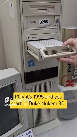Michael on Instagram: "It's 1996 again & you Startup DUKE3D on MS-DOS . . . #gaming #90s #nostalgia #retro"