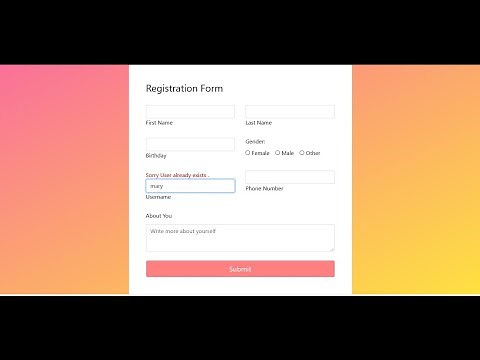 How to check live check username exist with jQuery ajax simple way 2021