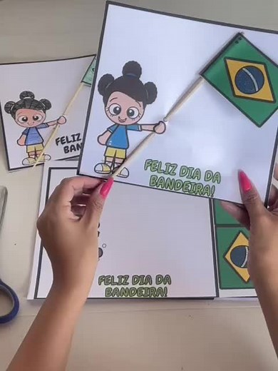 Atividade interativa dia da bandeira 🥰🥰