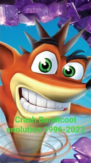 Crash Bandicoot enolution 1996-2023