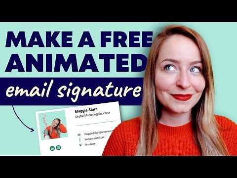 Free Email Signature Generator With Animated Images!