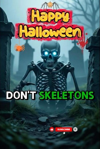 🎃👻Halloween - Happy Halloween Skeleton 🌟