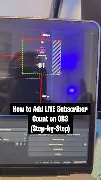 How to Add LIVE Subscriber Count on OBS (Step-by-Step Tutorial)