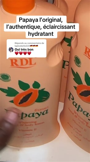 Papaya l'original : Éclaircissant et Hydratant Authentique