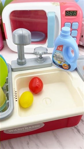 Satisfying with Unboxing & Review Miniature Kitchen Set Toys Cooking Video | ASMR Videos no music