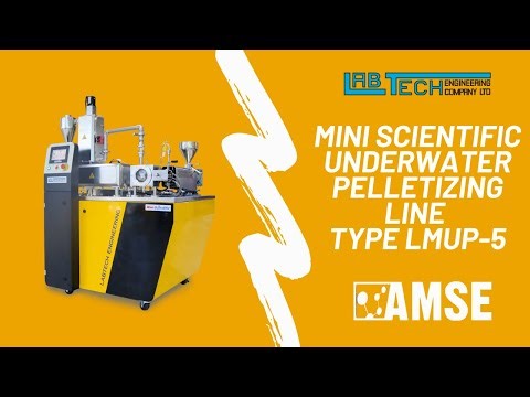 Mini scientific Underwater Pelletizing Line Type LMUP 5 2