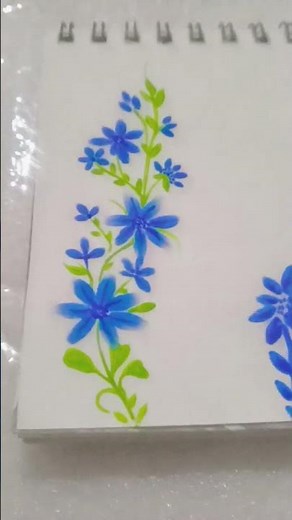 Easy Blue Flower Drawing 🌿✨ | Simple Floral Design for Beginners 💙 | Aesthetic Art 2026