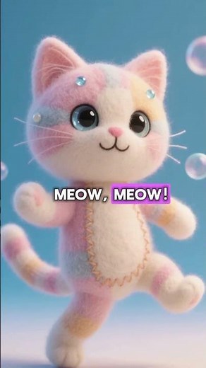 What does the cat say Meow, meow #englishforbabiesathome #babyenglishsongs #babysongs #toddlerstorie