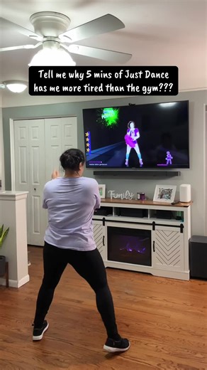 Breathing so hard they can hear me in the next room! 🤣 OVER THE MUSIC! It’s all worth it though cuz I’m 7 lb’s away from my goallll!! 💪🥳 and a total of 121 lb’s down. Soooooo have you danced today??? #dance #justdance #danceworkout #workoutmotivation #ejerciciosencasa
