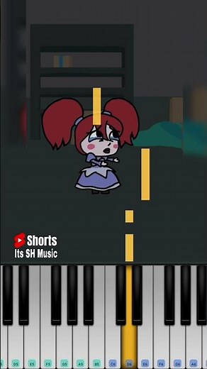 KISSY MISSY GET ABSTRACTED POPPY PLAYTIME 4 X PIBBY @BadMrYogurt - Piano Tutorial