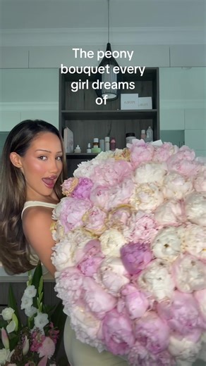 Dreamy Peony Birthday Flowers