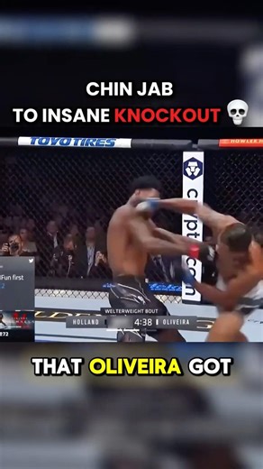 Chin Jab To INSANE Knockout! 💀 #ufc