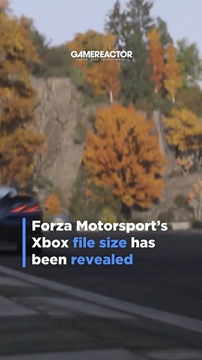 Forza Motorsport’s Xbox file size has been revealed. It’s looking to be a very big game. Read the full article and so much more on your local Gamereactor: http://bit.ly/GRFrontpage #gamereactor #ForzaMotorsport #VideoGames #Xbox #Turn10 #FileSize | GameReactor