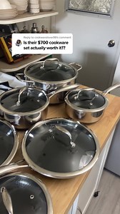 Stop buying cheap cookware you have to replace every year! Invest in HexClad's 12-Piece Pots and Pans Set and you'll never have to shop for cookware again. HexClad's hybrid cookware combines the best parts of stainless steel, cast iron, and nonstick into the most durable, high-performing cookware on the planet. And it's FREE from forever chemicals. Here's everything you get with our bestselling 12-piece set: ✔️ 8" Pan Lid ✔️ 10" Pan Lid ✔️ 12" Pan Lid ✔️ 2QT Pot Lid ✔️ 3QT Pot Lid ✔️ 8QT Pot Lid