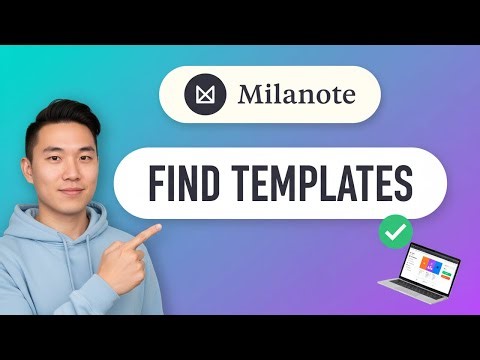 How to FIND TEMPLATES on Milanote (Step by Step)