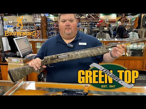 Travis Introduces The New Green Top Exclusive Browning A5 Shotgun with 24" Mossy Oak Bottomland Camo