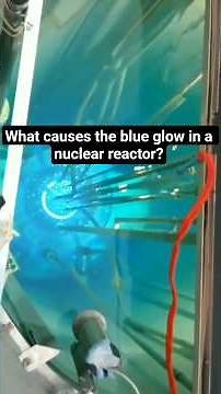 Cherenkov Radiation #nuclear #physics #blue #light #glow #power #energy #engineering #reaction