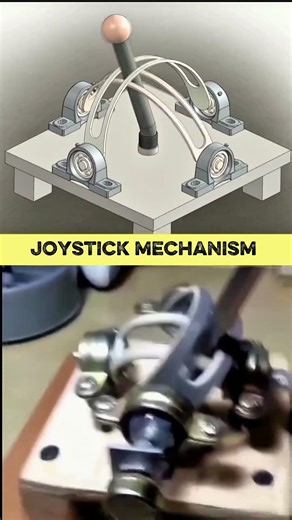 How a Mechanical Joystick Actually Works 🕹️ #Shorts