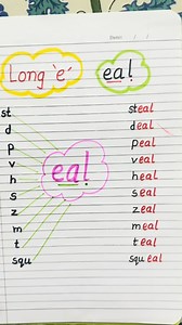 Eal words #eawords #ealwords #longesound #alternativespellings #englishlearning | Genius Phonics and Grammar Classes