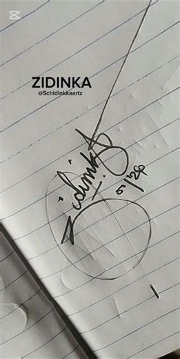 How to sign your name ✍️ #design #howto #stylish #signature #shorts