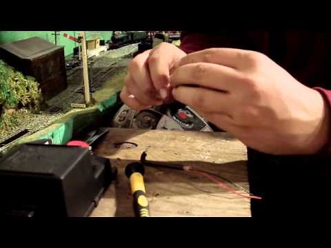 How To Make OO HO Gauge Lamp Posts For Model Railway Layout Quick and Cheap