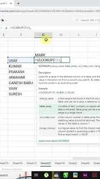 How to use VLOOKUP Function in Excel: Step-by-Step Tutorial for Beginners in Tamil