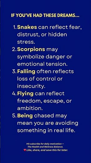 5 Common Dreams And Their Hidden Meaning 🧠 #dreamanalysis #psychology #shorts