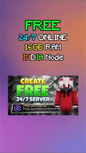 I found the best Free 24/7 Minecraft Server hosting! #minecraft #freehosting #server