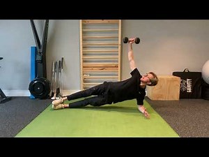 How to Do a Dumbbell Side Plank Rotation