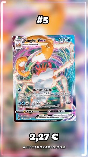 Top 10 Kingler Pokemon Cards!