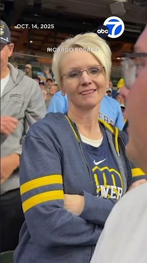 Brewers fan loses job after saying 'call ICE' on Dodgers fan during playoff game in Milwaukee