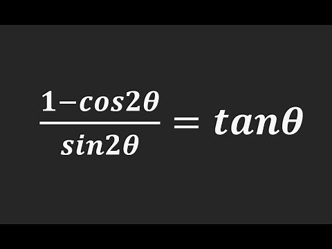 Prove that: (1-cos2A)/sin2A = tanA