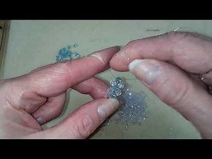 Beaded light up Bell Christmas Ornament tutorial part 1