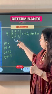 12K views · 322 reactions | Determinants problem ⭐️⭐️⭐️⭐️朗朗 #maths #mathematics #mathreels #calculuswithij #calculus #integration #integrals #education #fbreels2025ツ #mathreels #matrices | Concepts by Indervir Jolly | Facebook