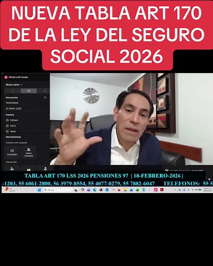 Cómo funciona la tabla del Artículo 170 de la LSS 2026
