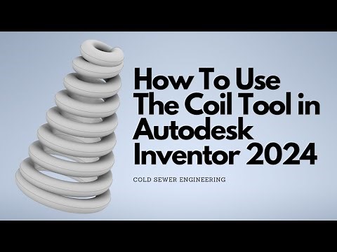 How To Use The Coil Tool - Autodesk Inventor 2024