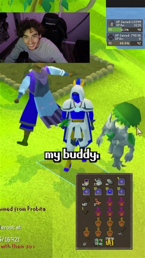 My new favorite pet #osrs #tangleroot #farming