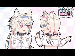 【手描き】日にちを数えるだけで可愛いフワモコ【ホロライブ/フワワ・アビスガード/モココ・アビスガード】