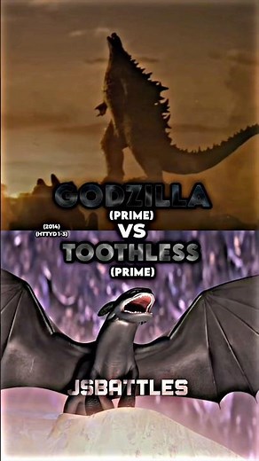 Godzilla vs Toothless