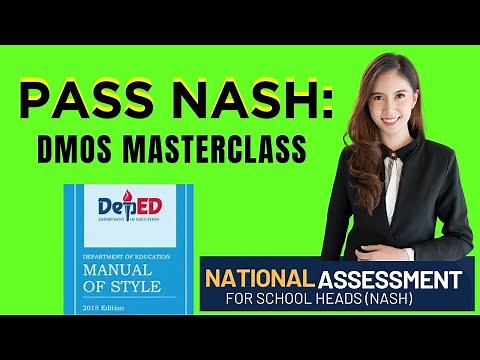 NASH 2025 Review I DepEd Manual of Style (DMOS) Masterclass Review #NQESH #DepEdDMOS #nash