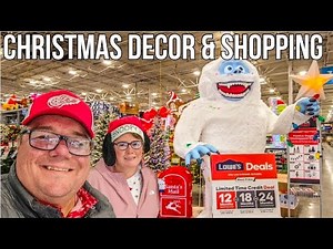 Christmas Shopping and Decor Home Depot, Lowes and Walmart 2025 / Stocking Stuffers Sevierville