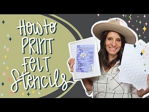 How to make Freezer Paper Stencils for Felt | DIY Fabric Stencils with Freezer Paper