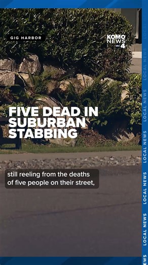 Details from multiple eyewitnesses are shedding more light on the tragedy that unfolded outside a home near Gig Harbor on Tuesday morning, where four people were killed in a stabbing. Neighbors told KOMO News they tried to intervene before a Pierce County sheriff’s deputy shot and killed the 32-year-old male suspect. Deputies initially responded to the home on 87th Avenue Court NW for reports of a man violating a protection order. The situation escalated into a mass stabbing. Several neighbors w