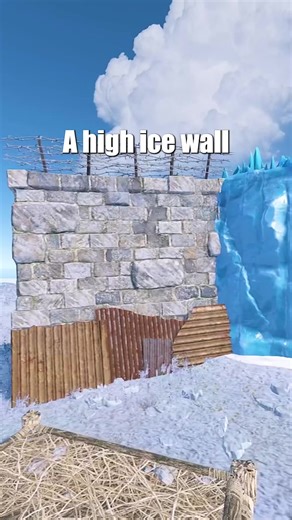 ICE WALL IS INSANE #rusttok #rustconsole